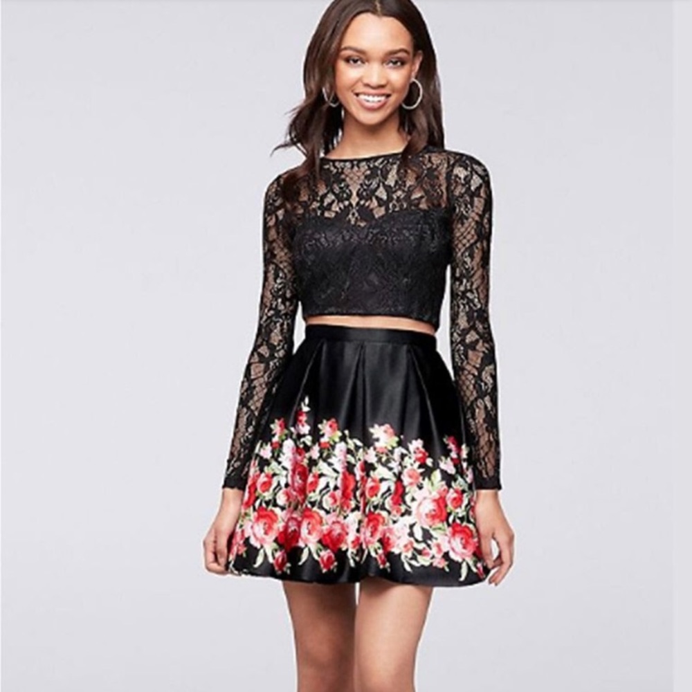 Two Piece Evening Dress